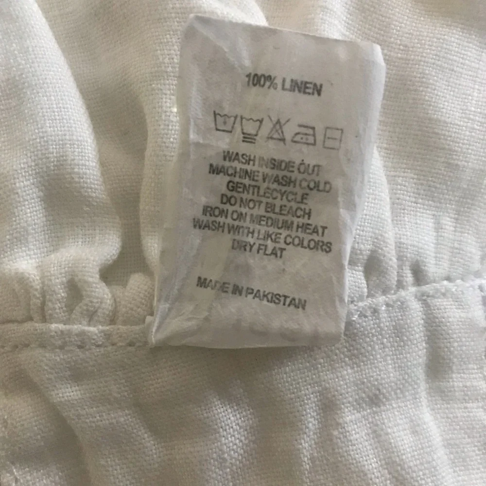 DL1961 Tie-Front Crop Top White L - Picture 6 of 6